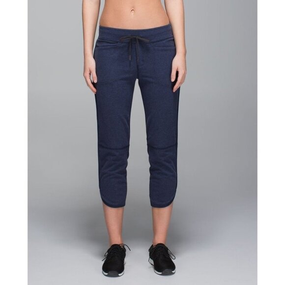 lululemon athletica Pants - Lululemon  Keep It Cool Crop Heathered Navy | 2